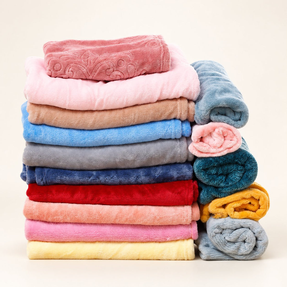 Husdjurspläd i mjuk fleece – blandade färger – bild 5