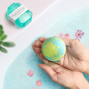 Presentset för hemmaspa – turkos ask – bild 3